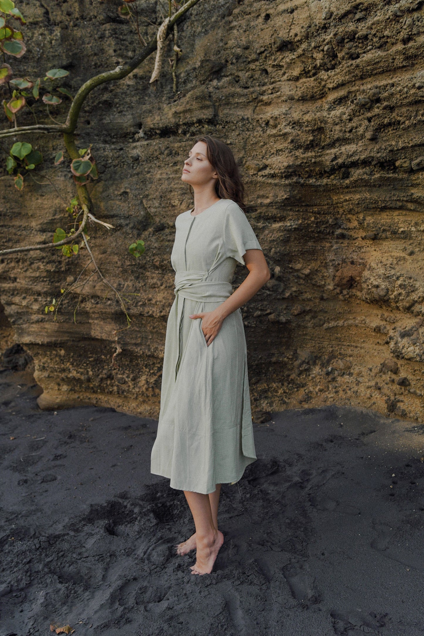 CADEAU DRESS IN PALM TREE