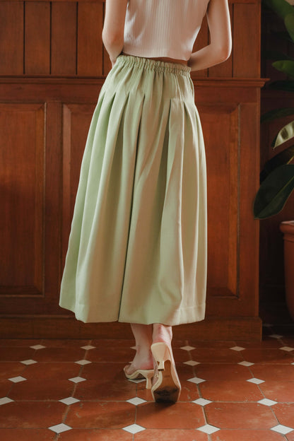 NEW AGATHA SKIRT IN GREEN SPROUT