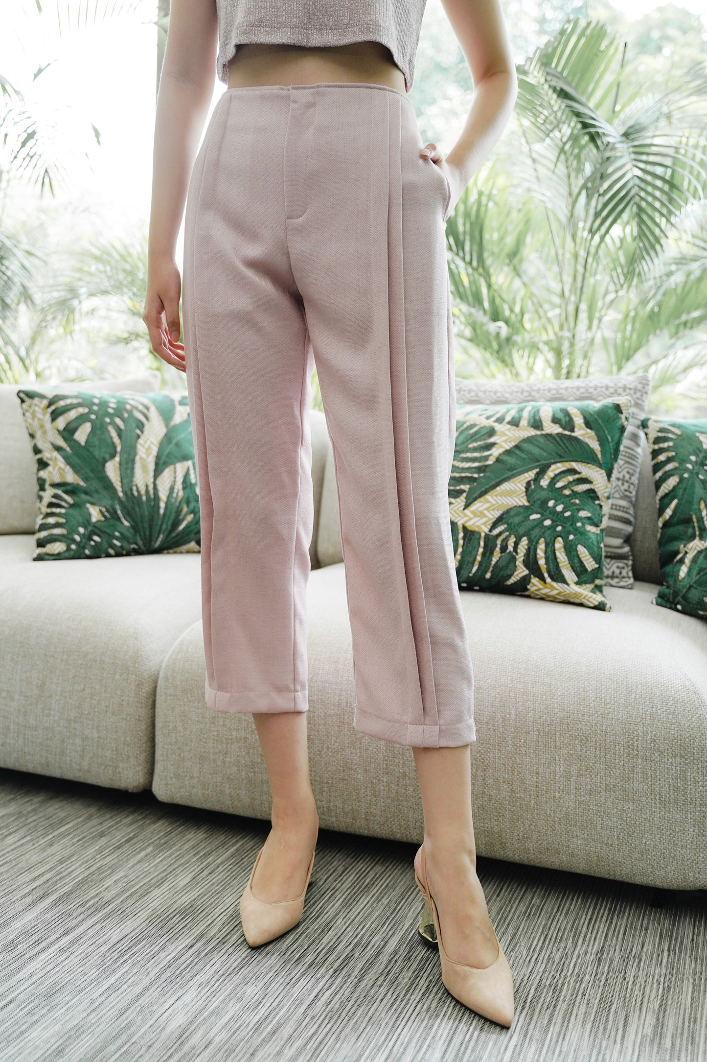 STEPHANIE PANT IN COTTON CANDY