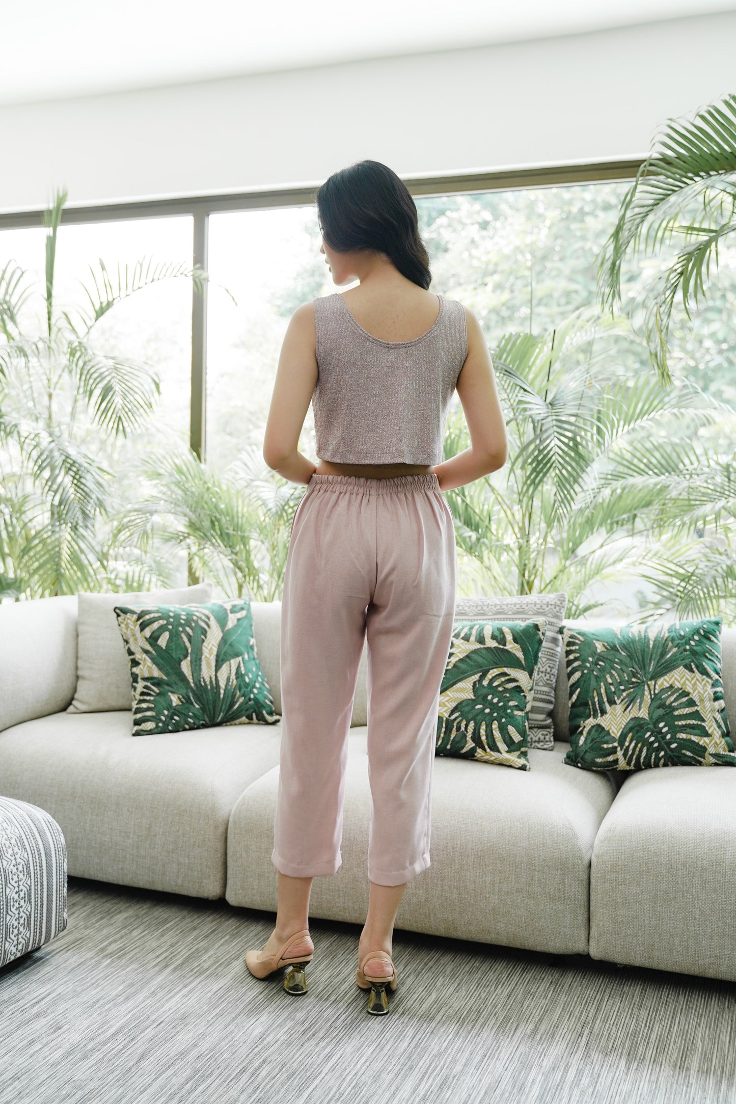 STEPHANIE PANT IN COTTON CANDY