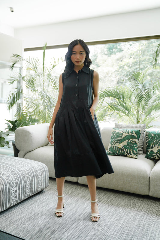 SOVI DRESS IN BLACK BEAUTY