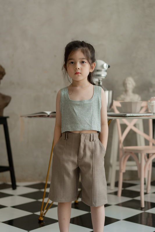 MINI BIGAIL CROP IN SAGE