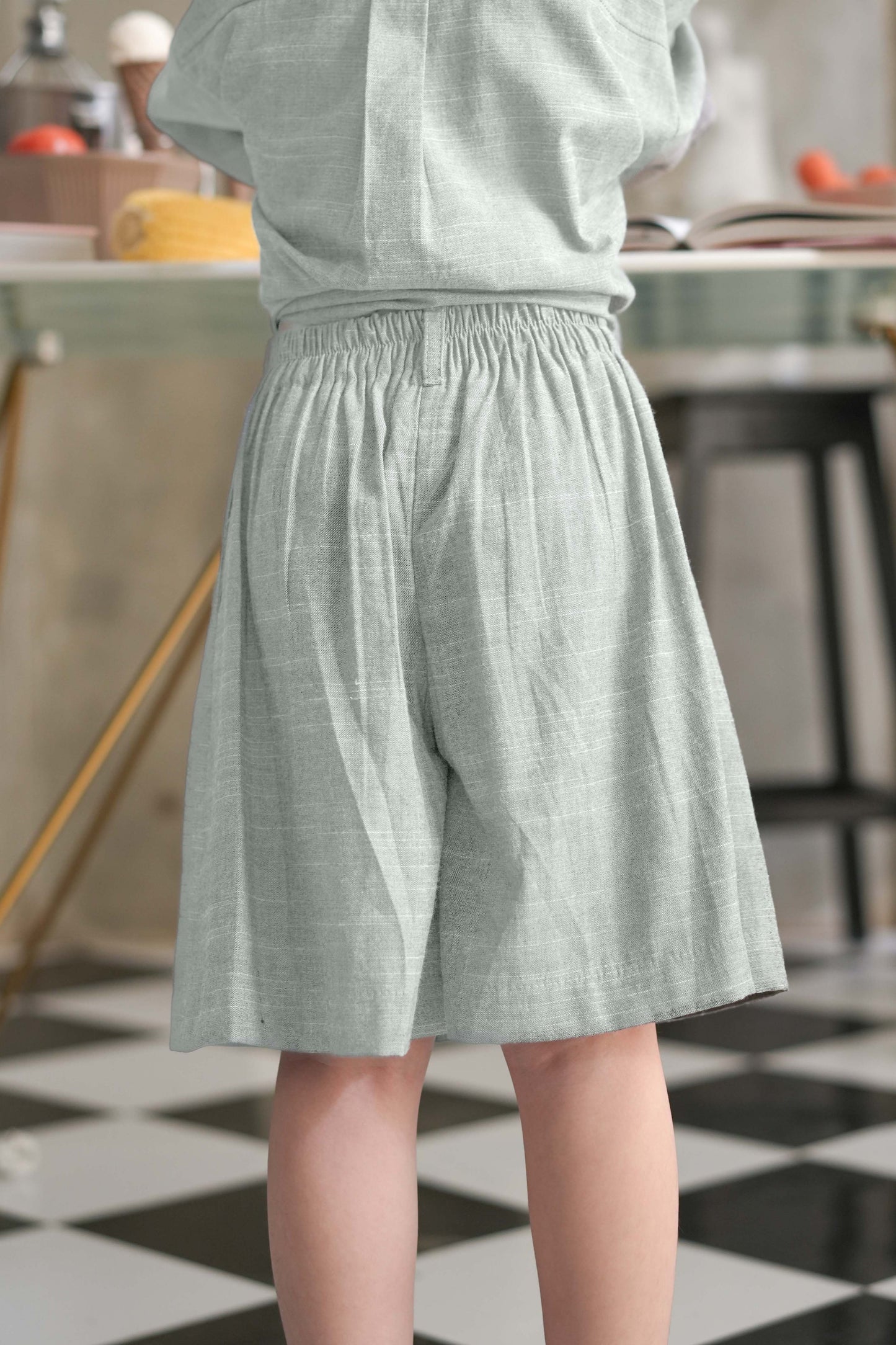 MINI OWEN PANT IN GREEN LILLY