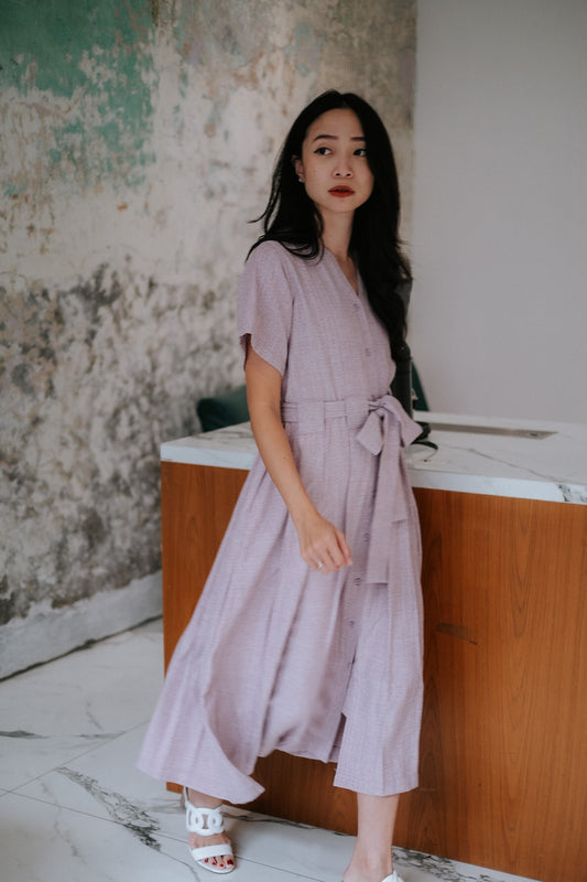 SHERYL DRESS IN CRANBERRY ROSE