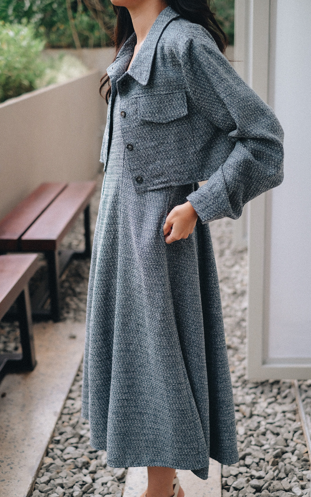 SUMMER DRESS IN MIDNIGHT BLUE