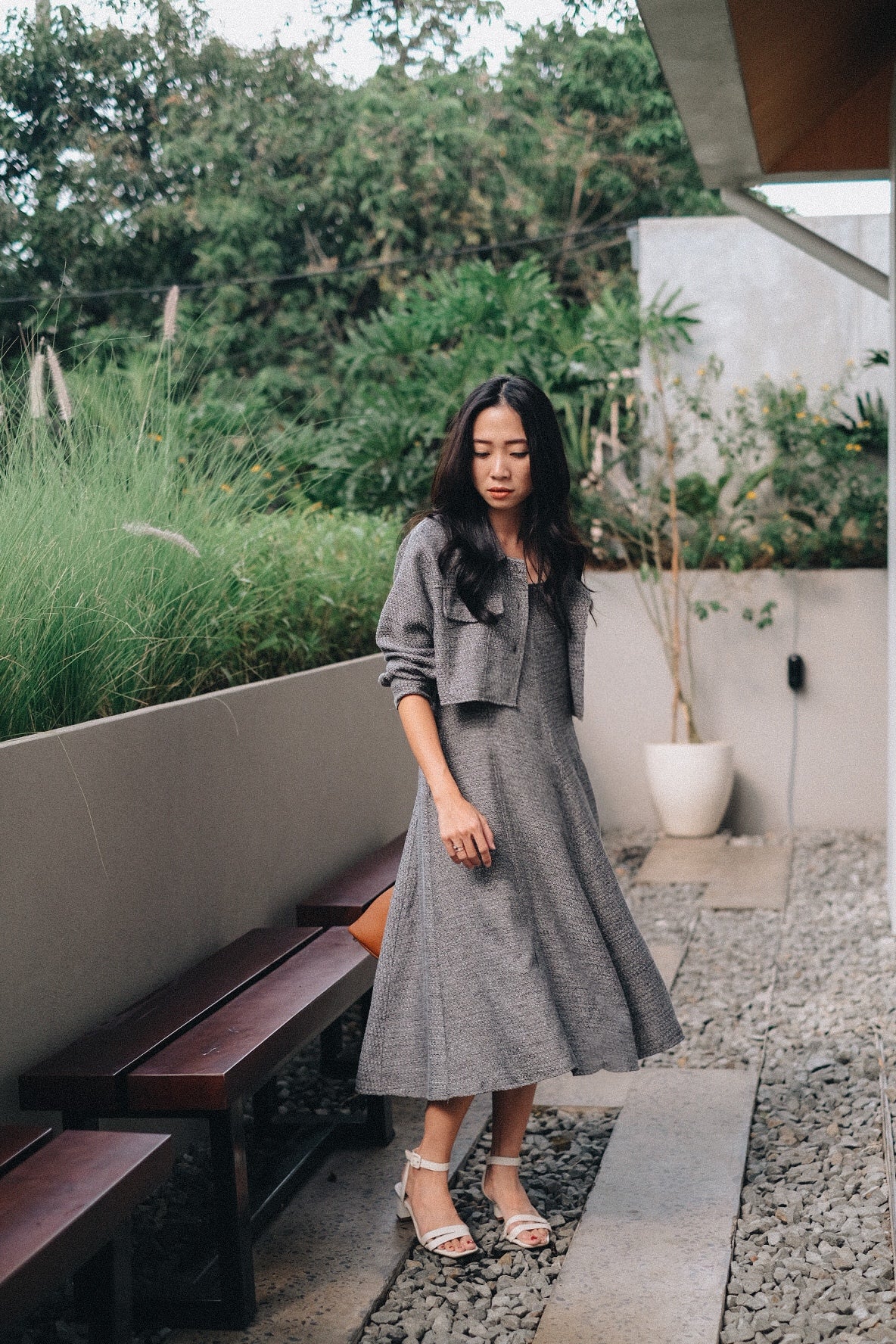 SUMMER DRESS IN DOWN PIPE
