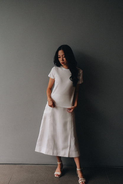 MELL UNCROP  - SLEEVE IN OFFWHITE