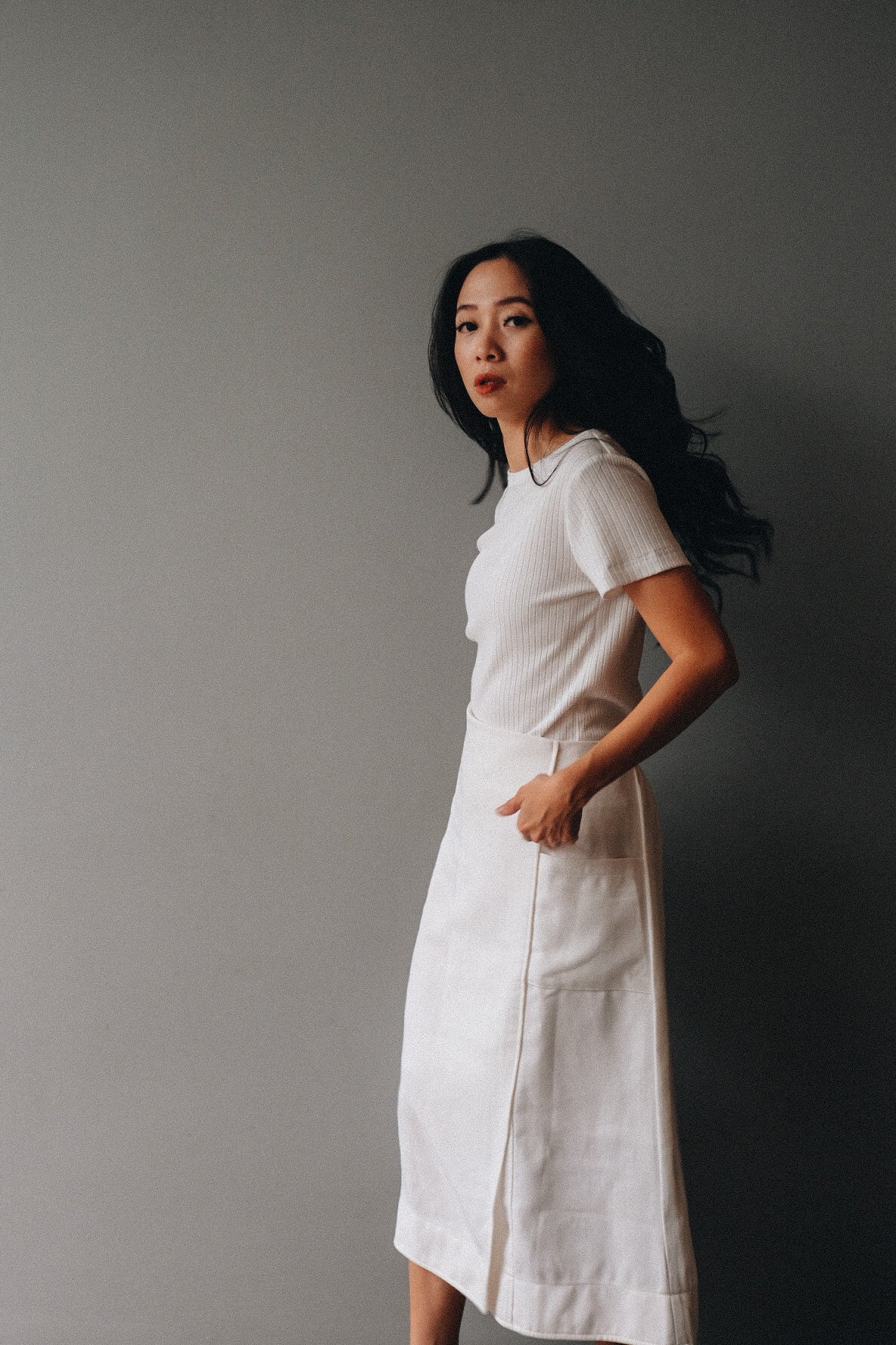 MELL UNCROP  - SLEEVE IN OFFWHITE