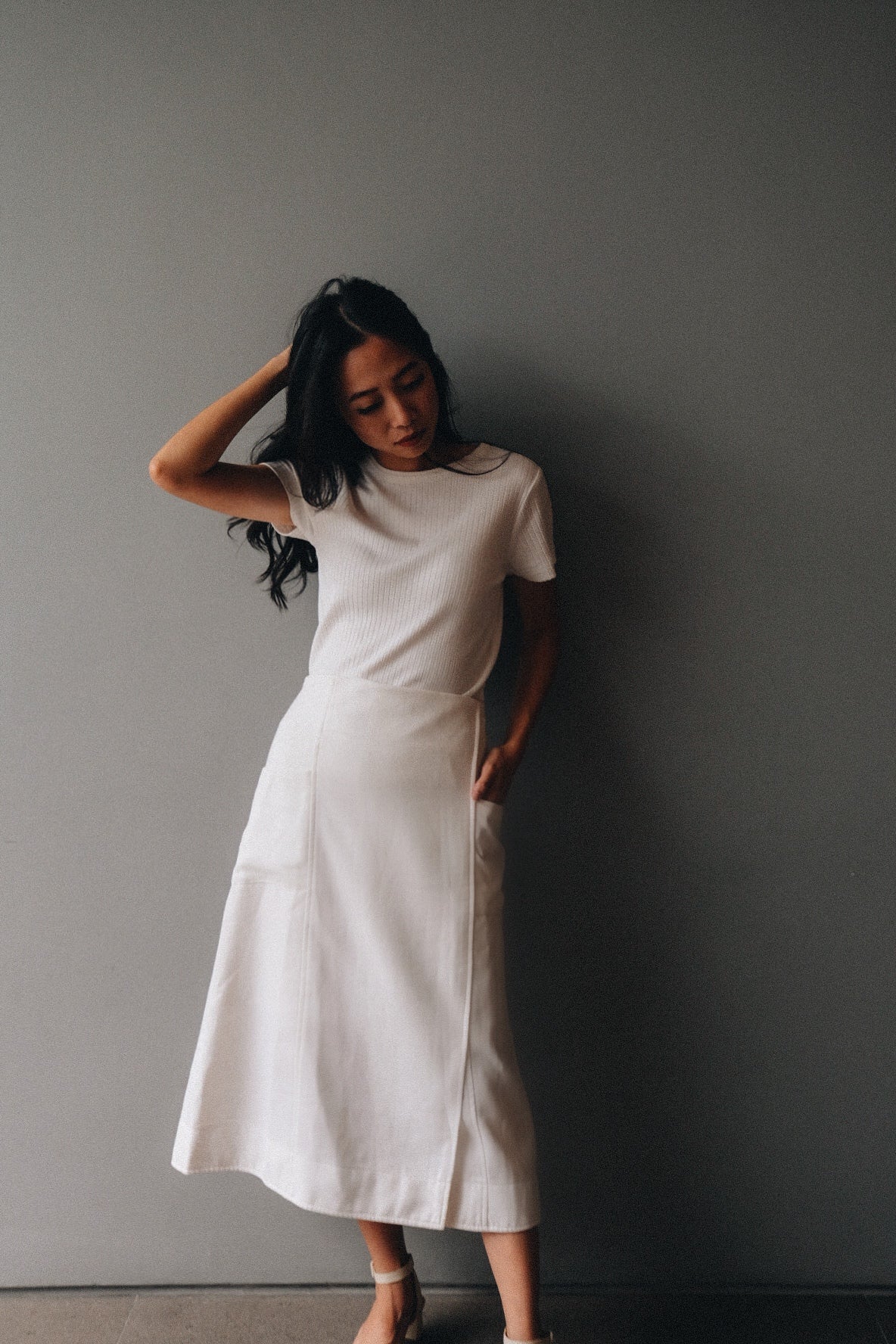 MELL UNCROP  - SLEEVE IN OFFWHITE