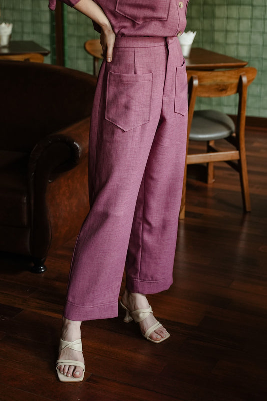 ANSLEY PANTS IN HEIRLOOM PLUM