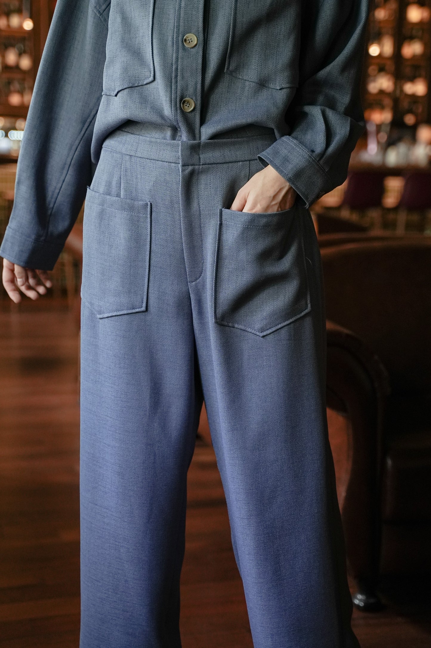ANSLEY PANTS IN CASHMERE BLUE