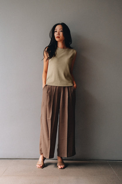 MELL UNCROP  - SLEEVELESS IN CORIANDER