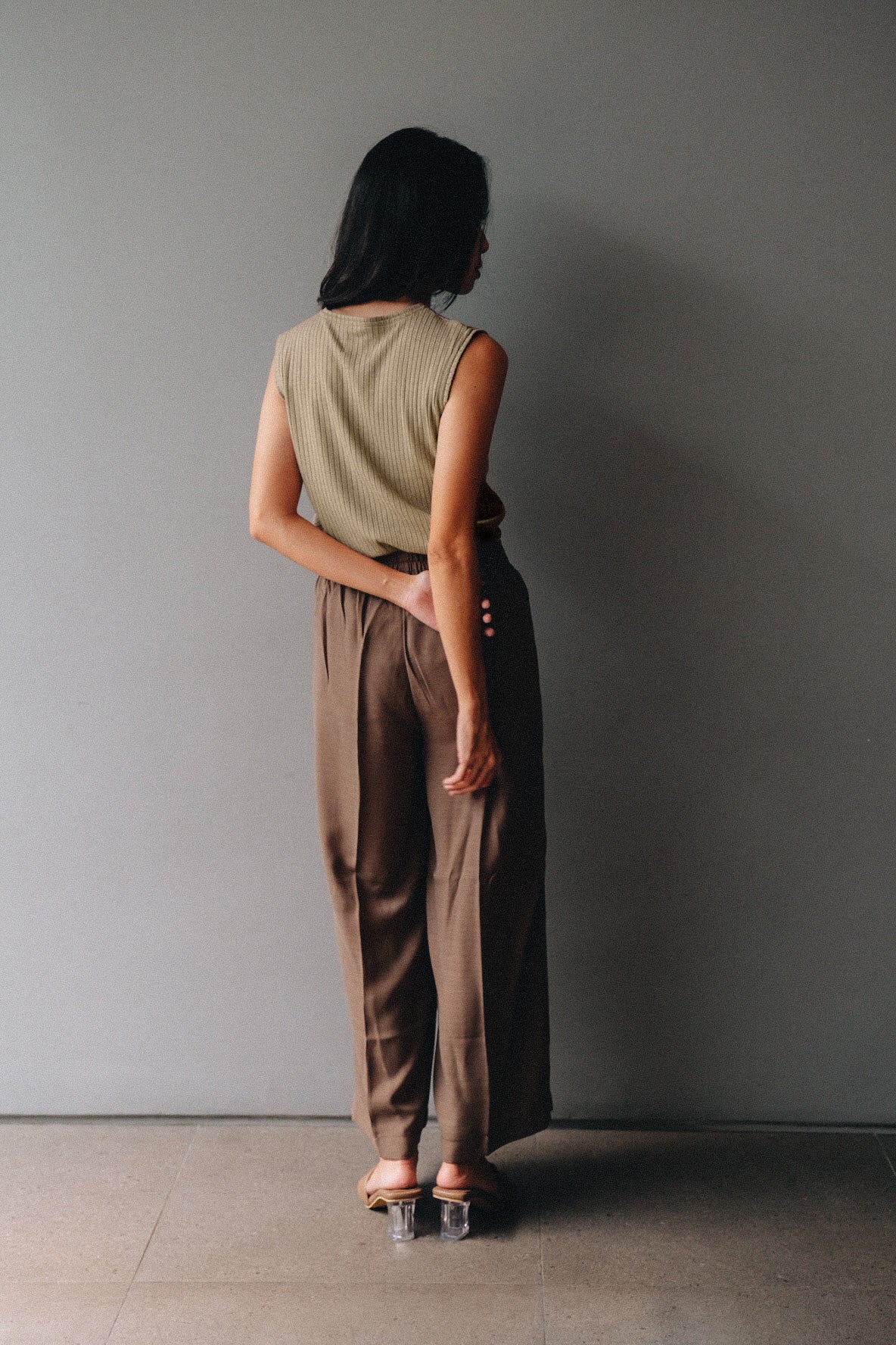 MELL UNCROP  - SLEEVELESS IN CORIANDER