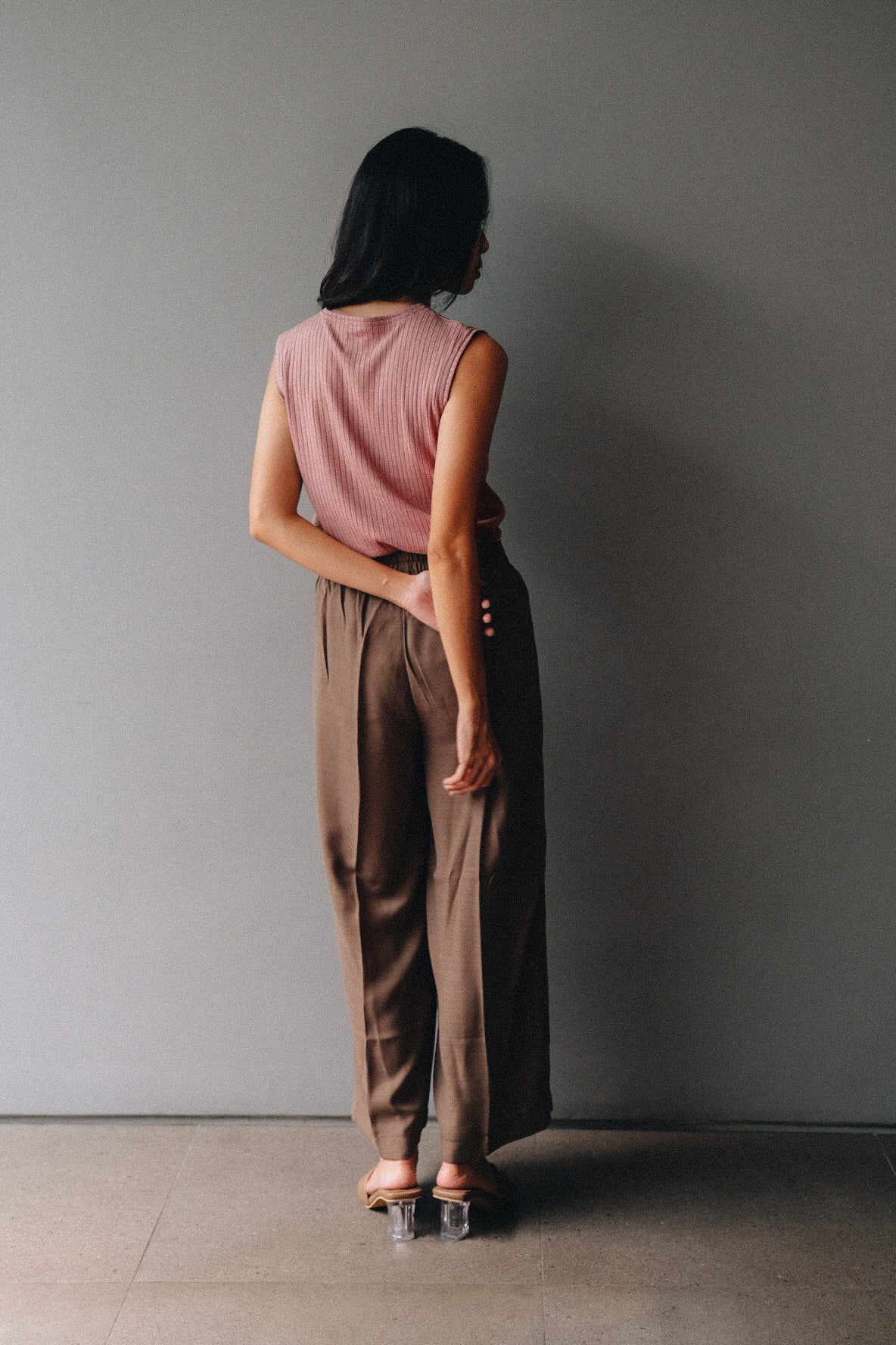 MELL UNCROP  - SLEEVELESS IN TICKLE PEONY