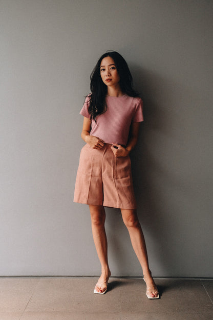 MELL UNCROP  - SLEEVE IN TICKLE PEONY