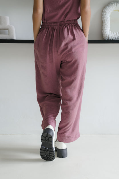 CHU PANT IN SUGAR ROSE