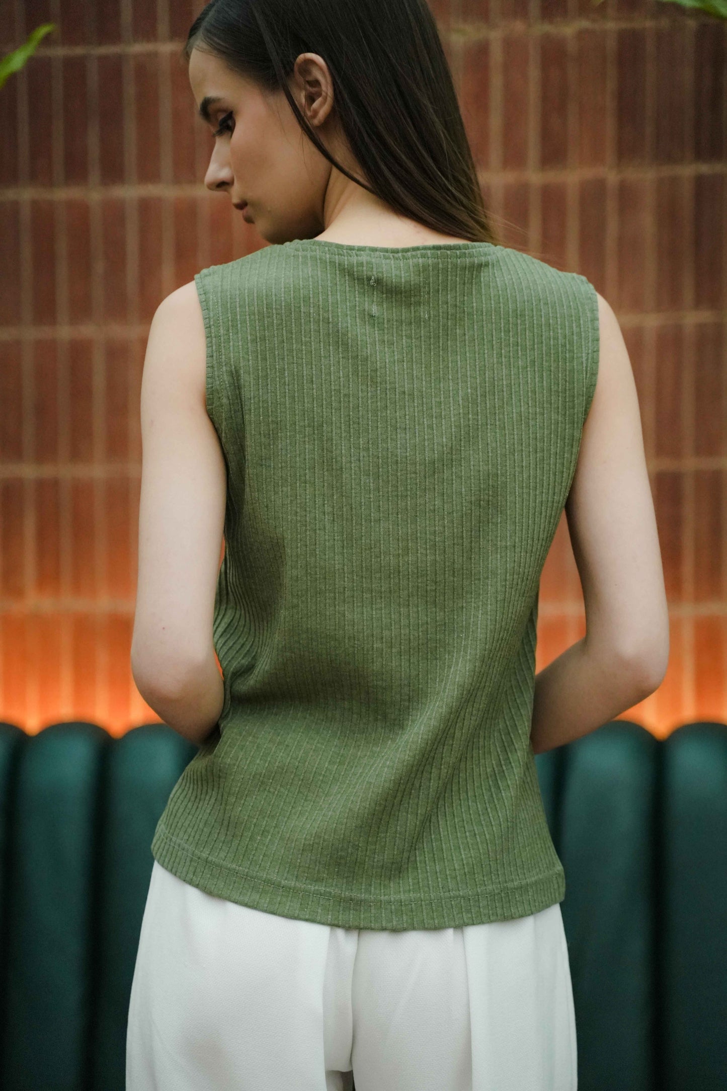 MELL UNCROP  - SLEEVELESS IN CACTUS