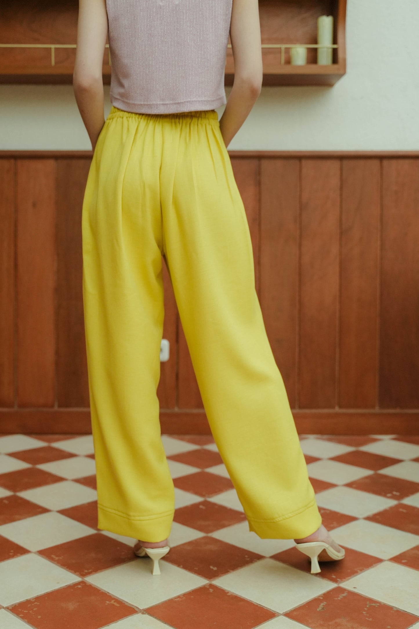 ANSLEY PANTS IN CITRONELLA