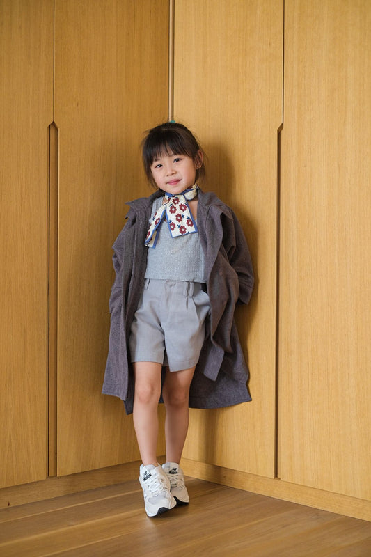 MINI GRACE COAT IN SPACESHIP