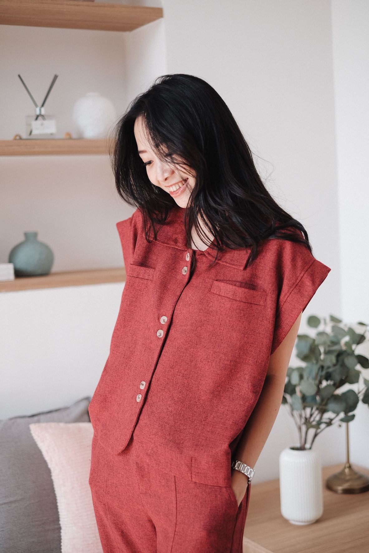 GIAN TOP IN FRENCH CHERRY