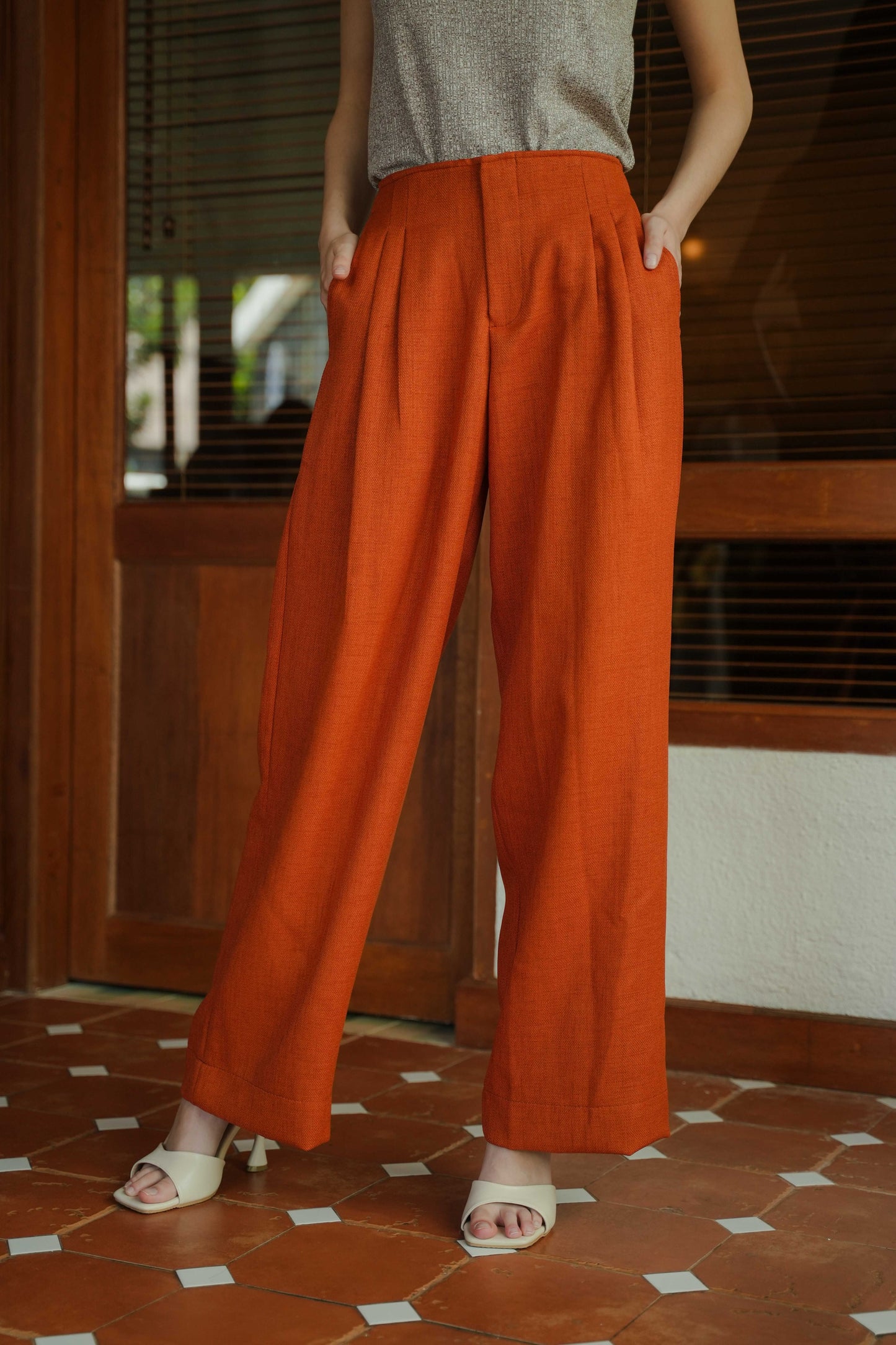 JOOSIE PANT IN MANGO MOJITO