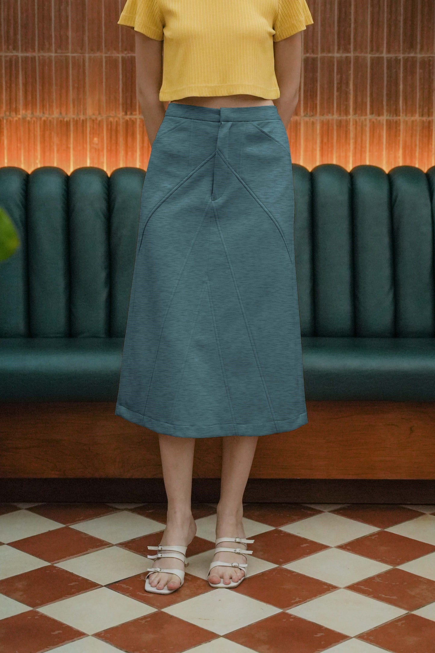 OPHELIE SKIRT IN DELICATE BLUE
